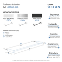 Ver imagem 5 de Toalheiro para Banheiro Alto Brilho Orion Grego Metal 50cm