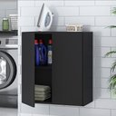 Ver imagem 3 de Armário Lavanderia Com 2 Portas Multimóveis Preto