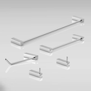 Ver imagem 3 de Kit de Acessórios para Banheiro Alto Brilho 5 Peças 2070tr Grego Metal