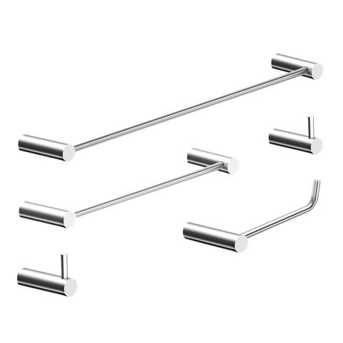Kit de Acessórios para Banheiro Alto Brilho 5 Peças 2070or Grego Metal