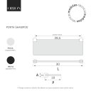 Ver imagem 6 de Porta Shampoo Organizador de Banheiro Orion Suporte Prata 1050or.prpl