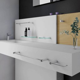 Porta Shampoo Organizador de Banheiro Orion Suporte Prata 1050or.prpl - 7