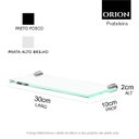 Ver imagem 4 de Porta Shampoo Organizador de Banheiro Orion Suporte Prata 1050or.prpl