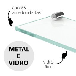 Porta Shampoo Organizador de Banheiro Orion Suporte Prata 1050or.prpl - 3