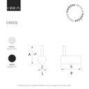 Ver imagem 3 de Cabide para Banheiro Orion Kit 3 Peças Suporte Prata Polido