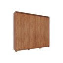 Ver imagem 2 de Guarda Roupa Casal 6 Portas e 5 Gavetas c/ 1 Espelho Interno Carolina Cinamomo - Panan
