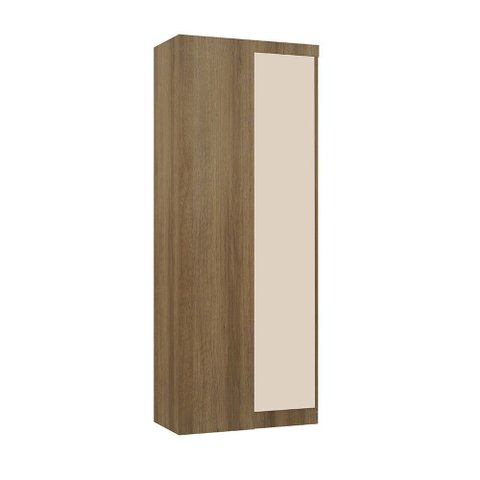 Guarda Roupa de Canto Reto Modulado 1 Porta 90cm Veneza Luciane Móveis
