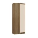 Ver imagem 1 de Guarda Roupa de Canto Reto Modulado 1 Porta 90cm Veneza Luciane Móveis
