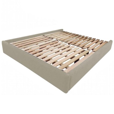 Cama Oslo em Tecido Marrom para Colchão Queen 158cm - 70902
