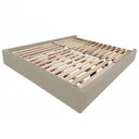 Ver imagem 1 de Cama Oslo em Tecido Marrom para Colchão Queen 158cm - 70902