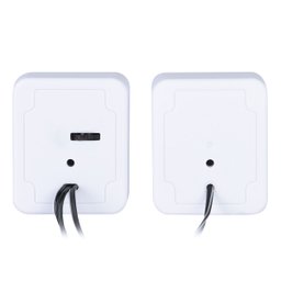 Caixa de Som 2.0 Usb 5v 2x 1w com Controlador de Volume Branca - Vs-01b - 4