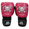 Kit Boxe Muay Thai Luva Bandagens Rosa 12 Oz Fight Brasil Feminino - 2