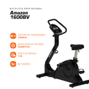 Ver imagem 5 de Bicicleta Vertical Profissional Athletic 1600bv Suporta 150kg 8 Níveis Disco de Inércia 7kg