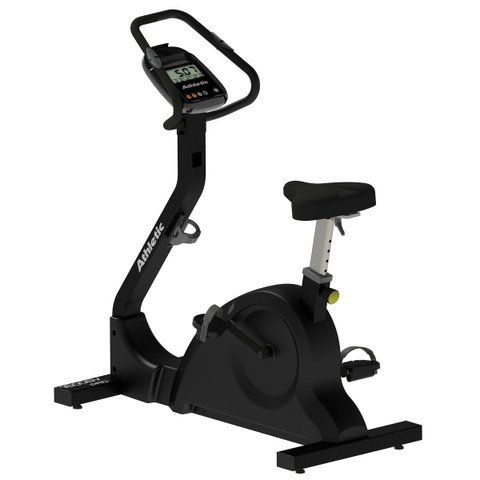 Bicicleta Vertical Profissional Athletic 1600BV Suporta 150kg 8 Níveis Disco de Inércia 7kg
