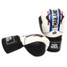 Kit Muay Thai Boxe Luva Com Bandagens Preta 12 Oz Fight Brasil Tailândia - 5