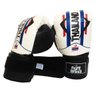 Kit Muay Thai Boxe Luva Com Bandagens Preta 12 Oz Fight Brasil Tailândia - 3