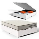 Ver imagem 1 de Cama Box Baú Casal com Colchão de Espuma D45 Double Comfort 138x188x62cm