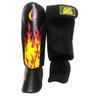 Caneleira Para Muay Thai Protetor Canela Fight Brasil Modelo Fogo - 3
