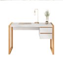 Ver imagem 6 de Escrivaninha para Escritório 2 Gav 120 Cm Belinda Branco Freijó Idimex