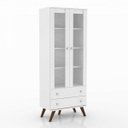 Ver imagem 2 de Cristaleira 2 Portas em Vidro 2 Gavetas