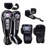 Kit Muay Thai Luva 12 Oz Caneleira M Bandagens Bucal Fight Brasil Killer Girl - 1