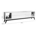 Ver imagem 6 de Rack para TV Delux 180cm Off White - Móveisaqui