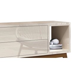 Rack para TV Delux 180cm Off White - Móveisaqui - 3