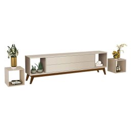 Rack para TV Delux 180cm Off White - Móveisaqui - 5