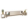 Rack para TV Delux 180cm Off White - Móveisaqui - 5