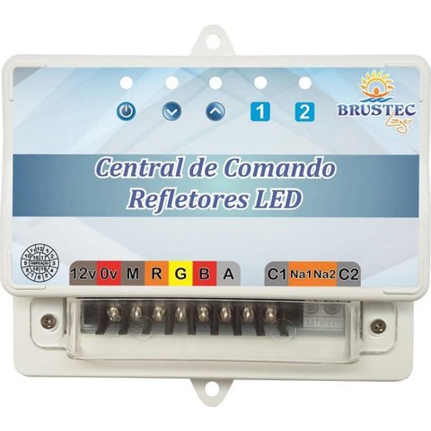 Central de Comando RGB Luxo Rítmica Brustec 10A