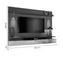 Ver imagem 5 de Home Suspenso Decore LED 180cm Branco Acetinado - Imcal Móveis