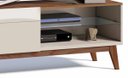 Ver mais imagens de Rack com Painel Classic com 1 Gaveta 1.4 Freijó com Off White - Imcal Móveis