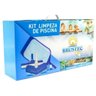 Kit Básico para Limpeza de Piscina Fibra, Alvenaria e Vinil 7 Peças - Brustec - 2