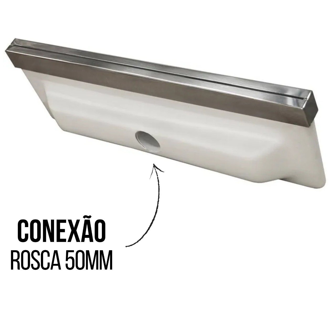 Cascata Piscina de Embutir 40cm Acabamento Inox - 3