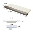 Ver imagem 2 de Cascata Piscina de Embutir 40cm Acabamento Inox