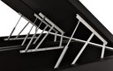 Ver imagem 3 de Cama Box Baú King-size 193x203 Reforçada Fabricação Própria - Corino Preto