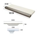 Ver imagem 2 de Cascata Piscina de Embutir 100cm Acabamento Inox