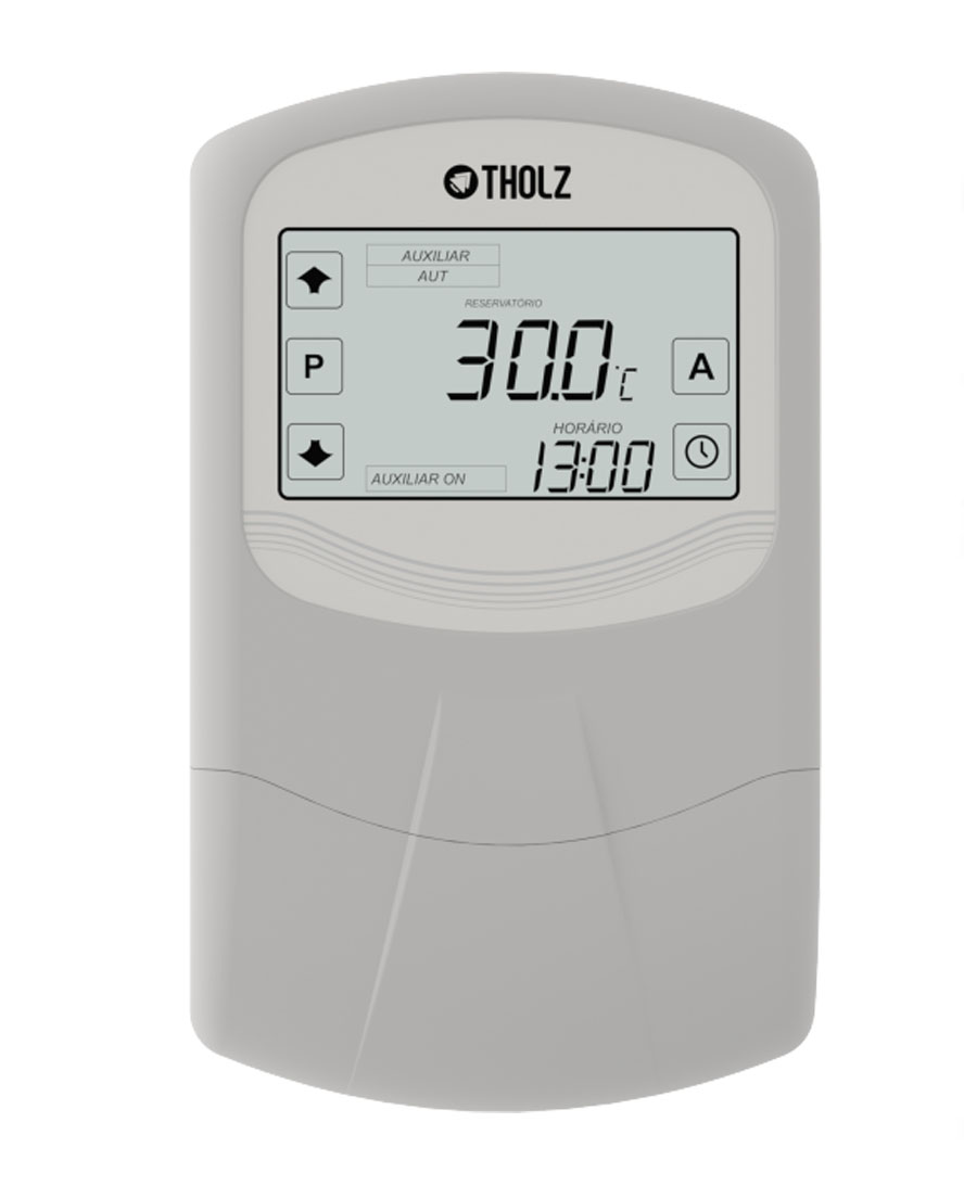Controlador de Temperatura para Aquecimento Solar com Apoio TSZ 220V - Tholz - 1