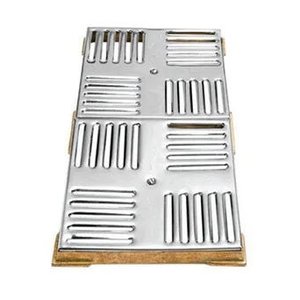 Dispositivo Caixilho 15x30cm em Latão e Inox para Piscina de Alvenaria - Inaqua