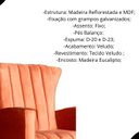 Ver imagem 2 de Kit 02 Poltronas Balanço Melinda Veludo