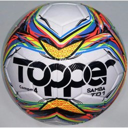 Bola Futebol Campo Topper Samba N 4 - Multicores - 1