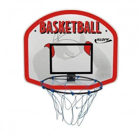 Tabela de Basquete MDF Klopf - Branco/Vermelho