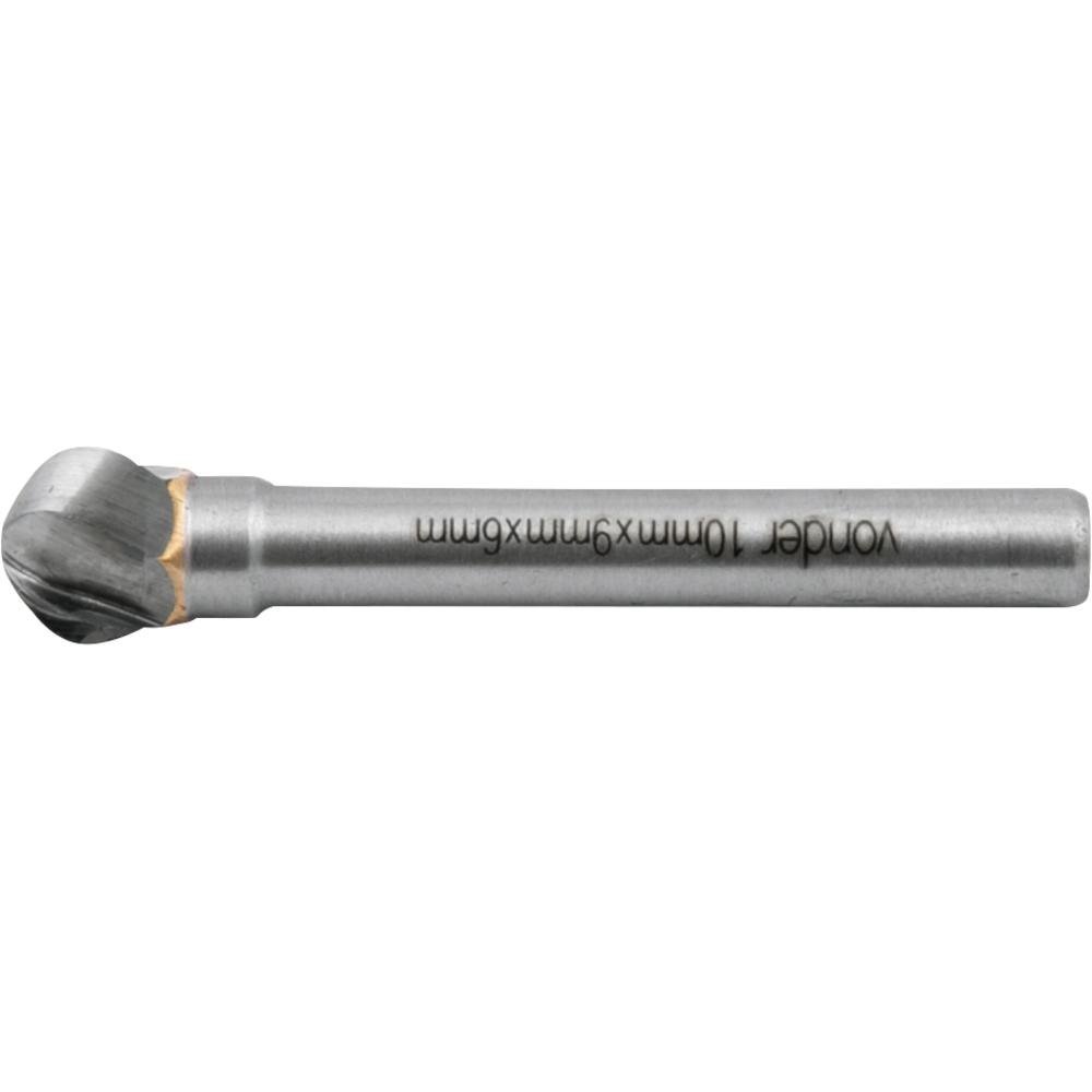 Lima Rotativa Esférica p/ Alumínio 10mm c/ Haste 6mm Vonder - 2