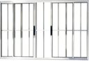 Ver imagem 1 de Vitro de Aluminio 4 Folhas com Grade Linha Premium:1,00 X 1,80/brilhante
