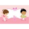 Painel de Tecido Sublimado Bailarina Cute 002 - 1