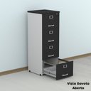 Ver imagem 6 de Arquivo de Madeira 4 Gavetas Of04gp25