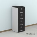 Ver imagem 7 de Arquivo de Madeira 4 Gavetas Of04gp25