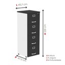 Ver imagem 4 de Arquivo de Madeira 4 Gavetas Of04gp25