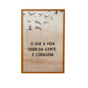 Quadro Coragem