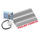 Ver imagem 4 de Cortina Serena para Trilho Comum Tecido Renda Floral e Malha 4,00m x 2,50m Sala Quarto - Branca